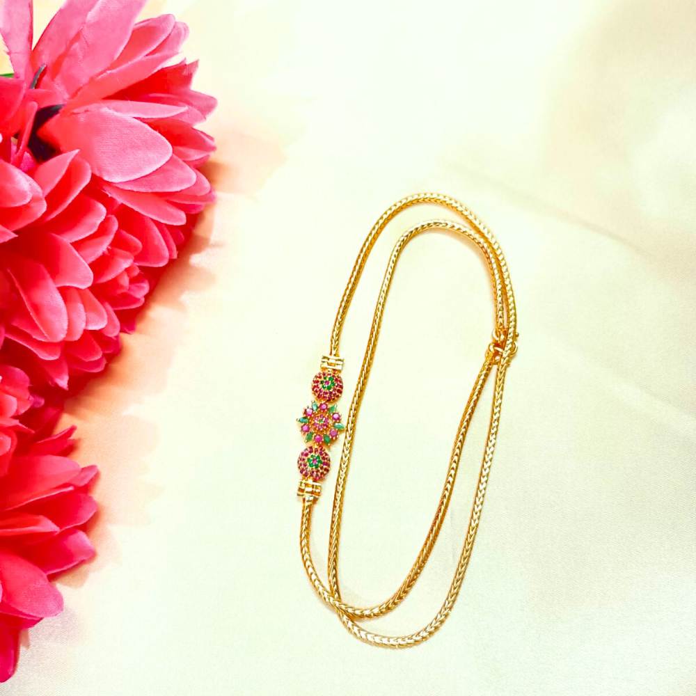 Royal Floral Mogappu Chain