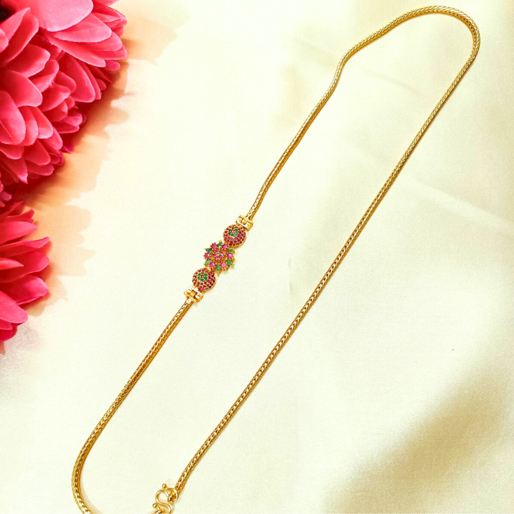 Royal Floral Mogappu Chain