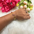 Elegant Dual Triangle Gold Bracelet