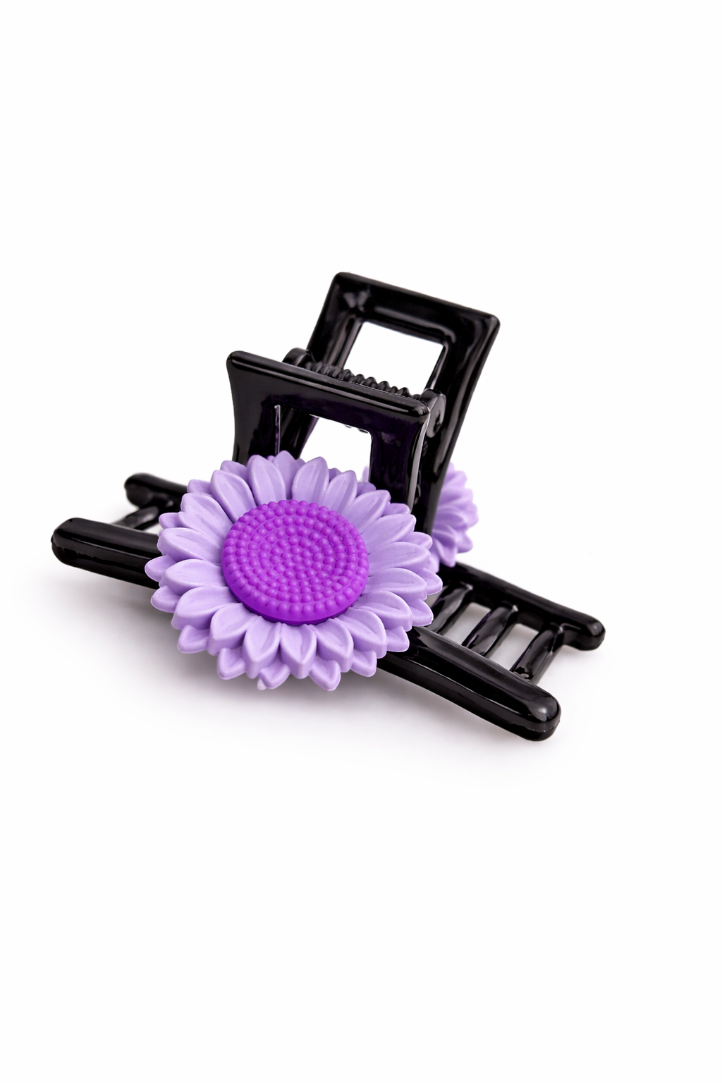 Lavender Bloom Daisy Hair Claw Clip