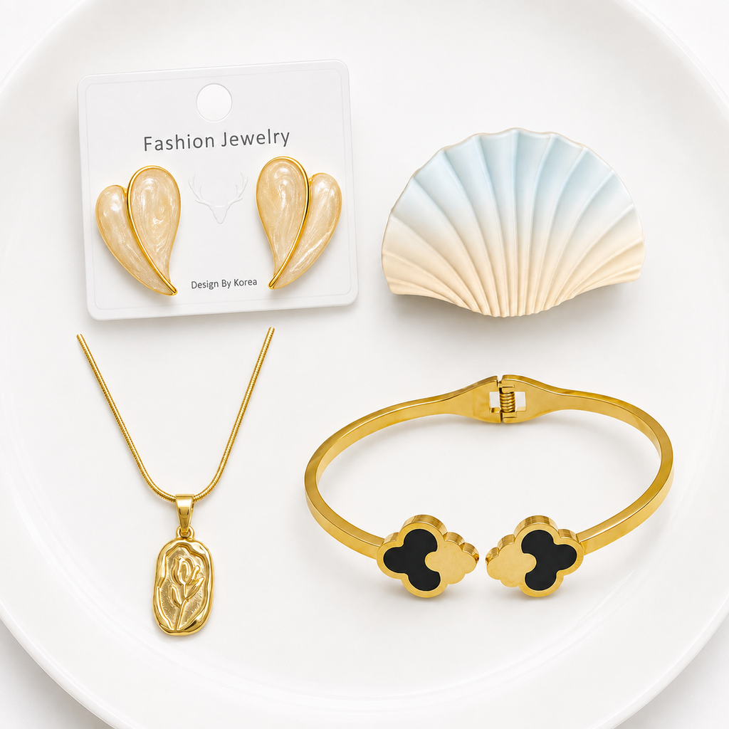 Golden Grace Luxury Jewelry & Hair Hamper