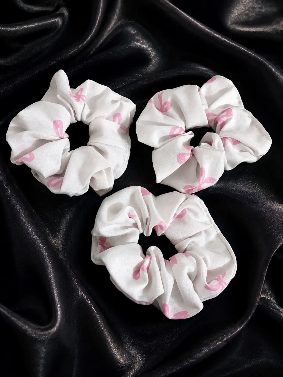 Blush Bow Bliss Scrunchie ✨