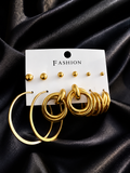 Golden Essentials 6-Pair Earring Set ✨