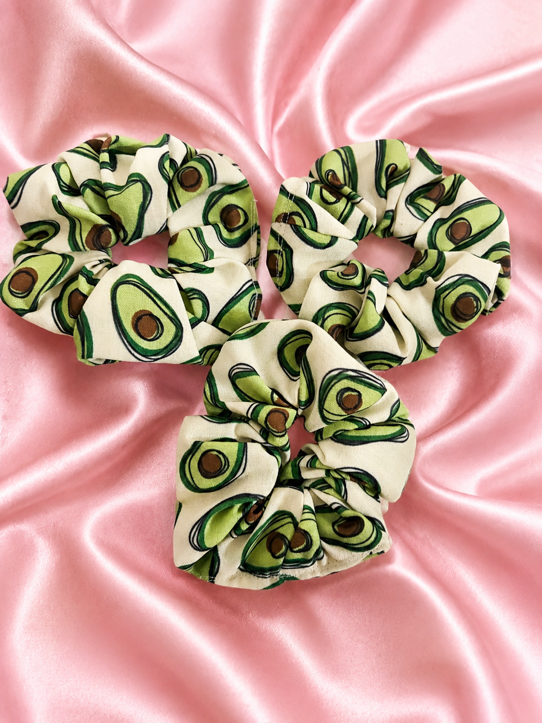 Avocado Bliss Scrunchie 🥑✨