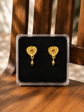 Golden Heart Drop Earrings ❤️✨