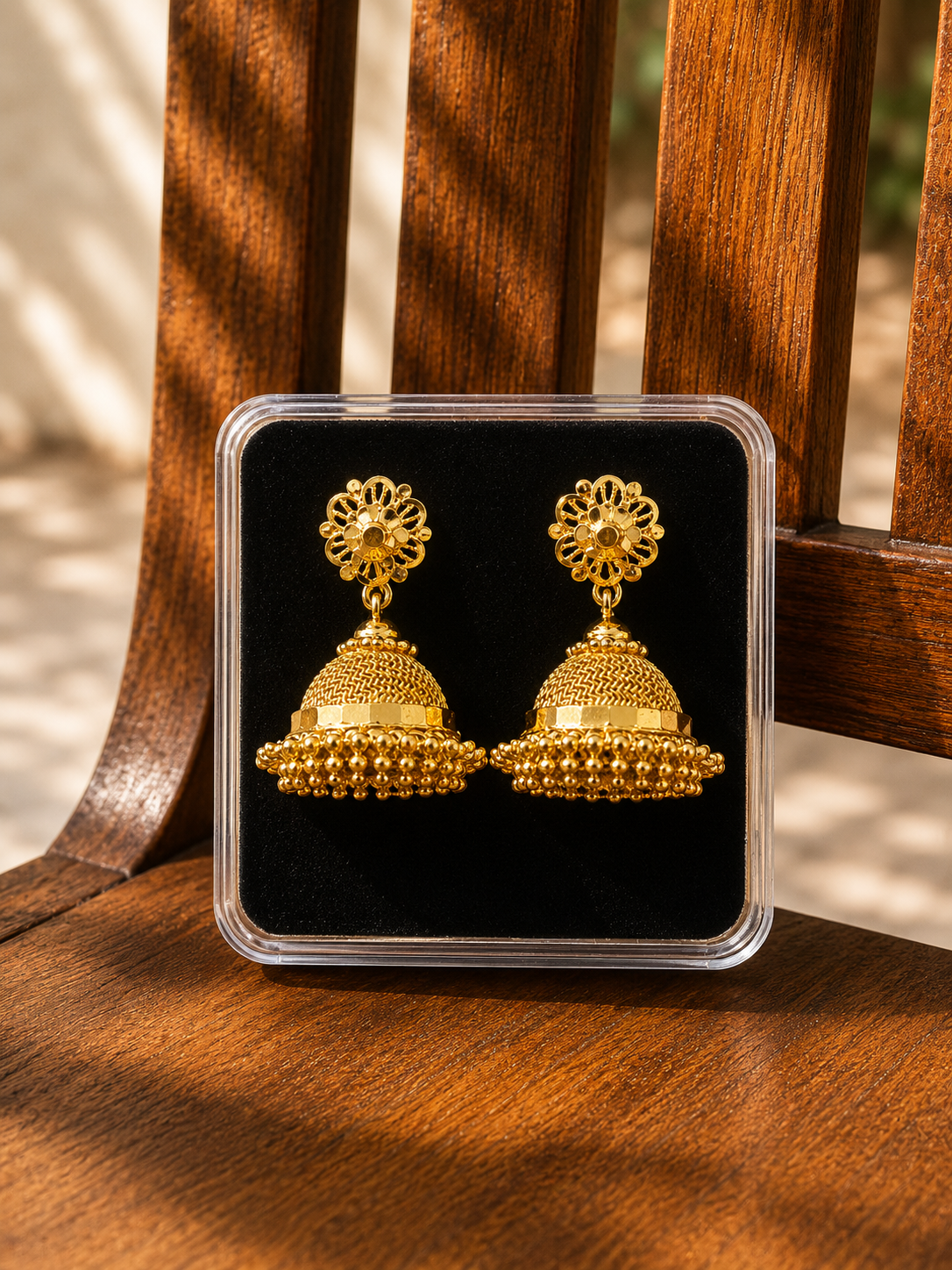 Royal Heritage Jhumka Earrings 👑✨