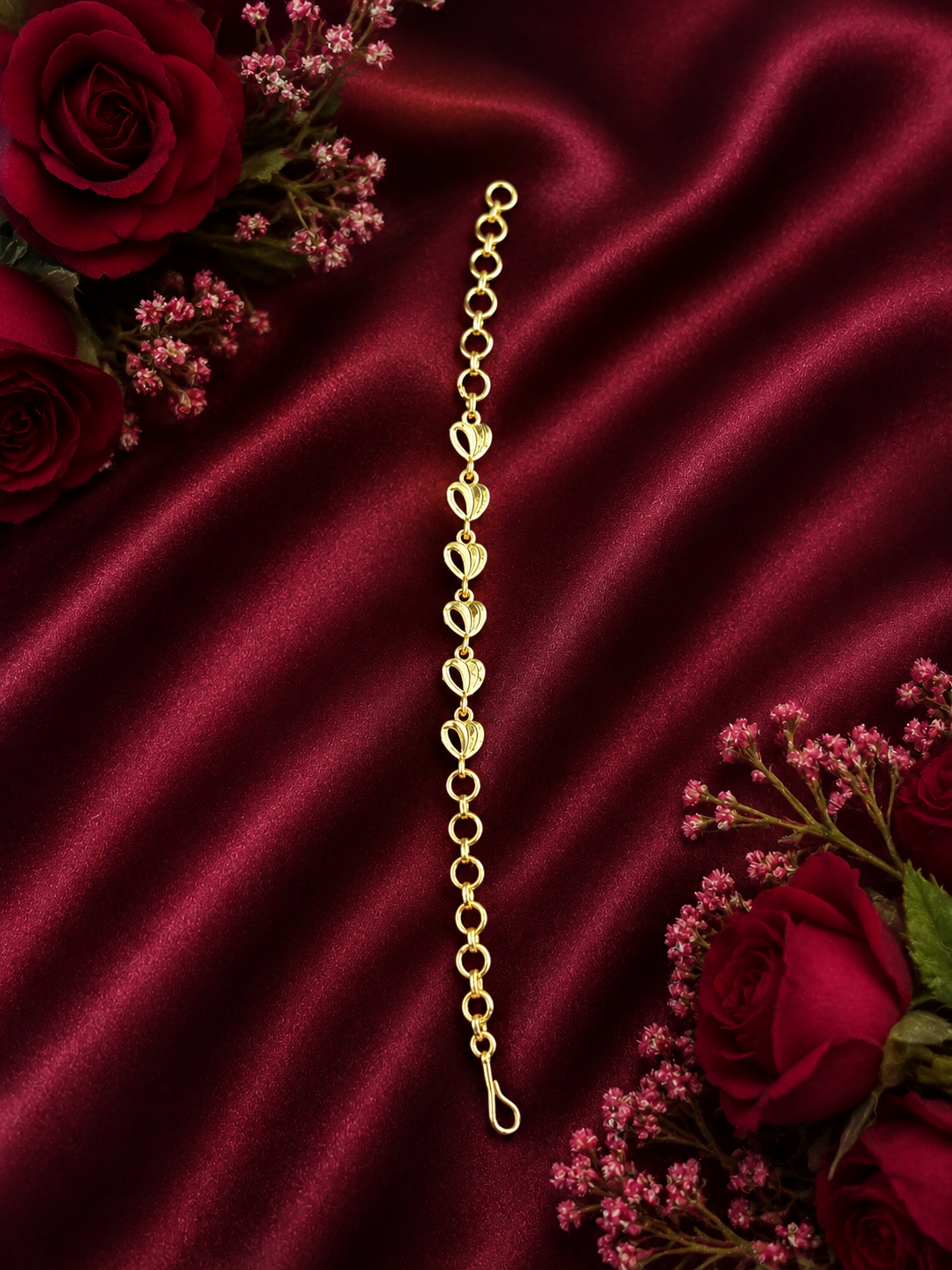 Golden Love Link Bracelet 💛