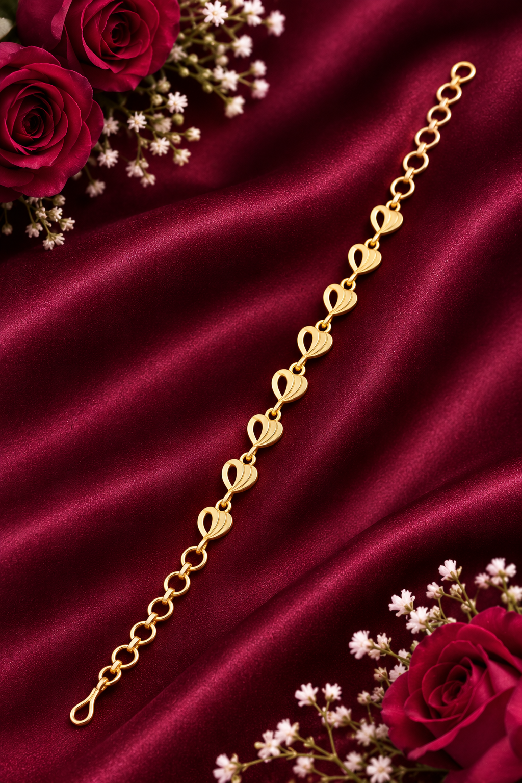 Golden Love Link Bracelet 💛