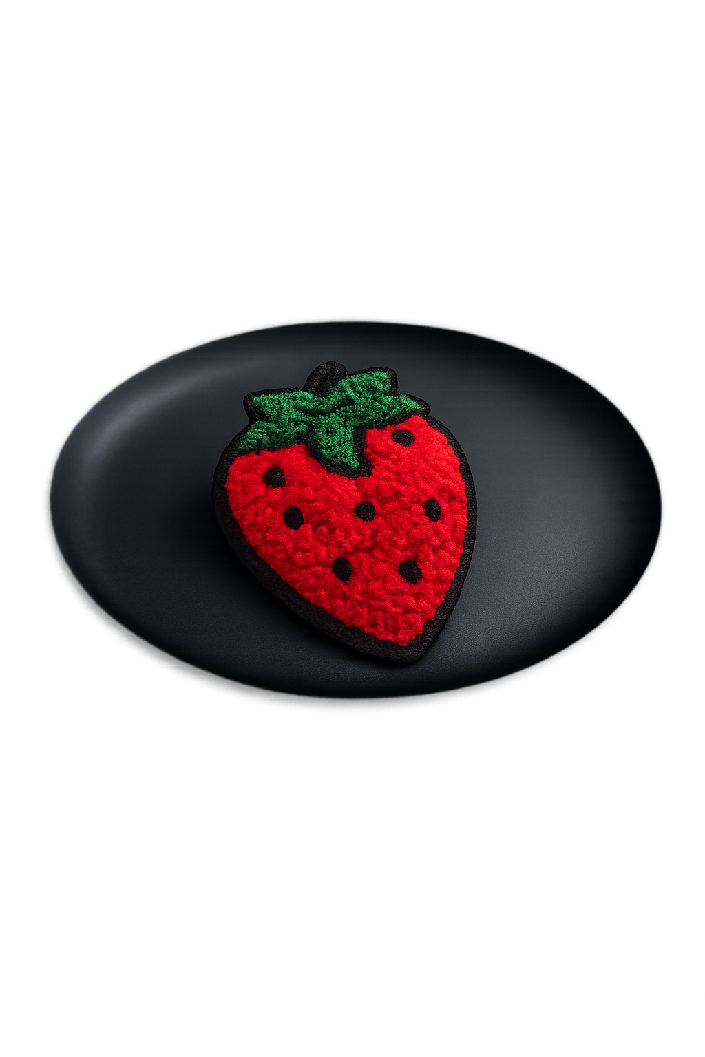 🍓 Berry Bliss Strawberry Tufted Hair Clip