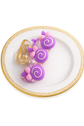 💜 Candy Swirl Bunny Claw Clip 🍭🐰
