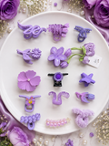 💜 Lavender Blossom Hair Clip Combo (16 ACCESSORIES )