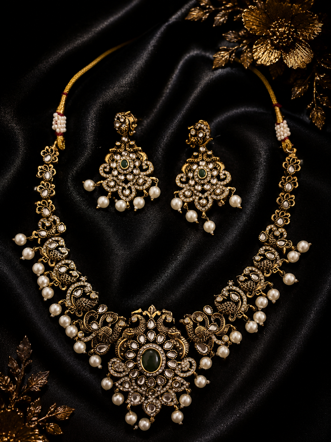 Emerald Royale Necklace Set ✨