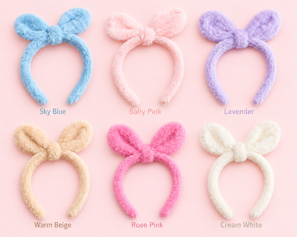 Bunny Bliss Plush Headband 🐰✨