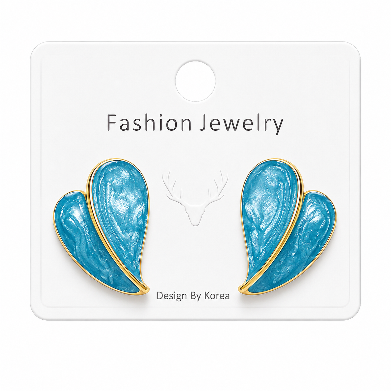 💙 Azure Petal Stud Earrings