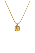Golden Butterfly Charm Pendant Necklace
