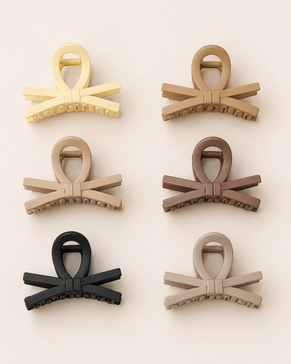 Elegant Bow Hair Claw Clip