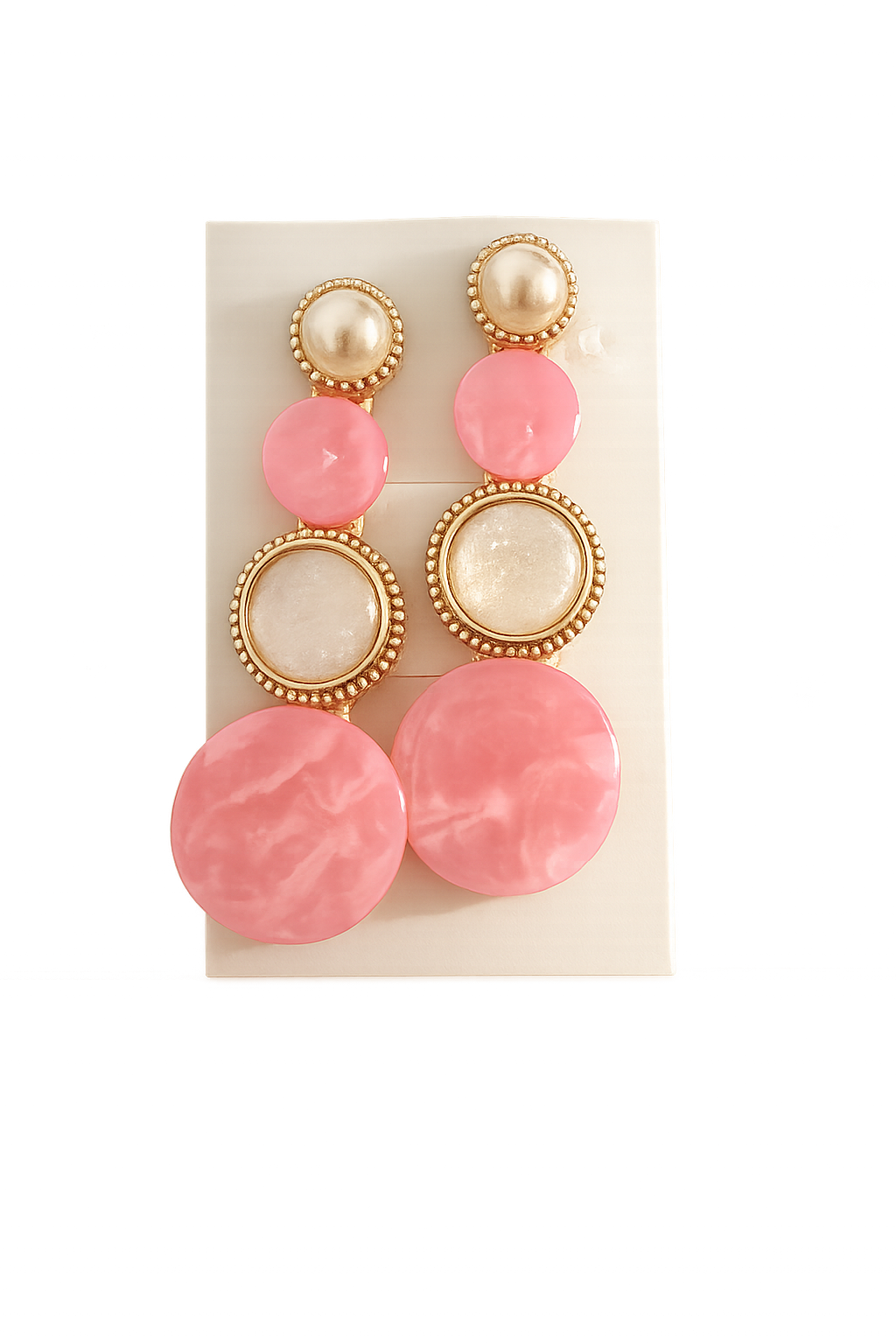 Blush Pearl Alligator Hair Clip