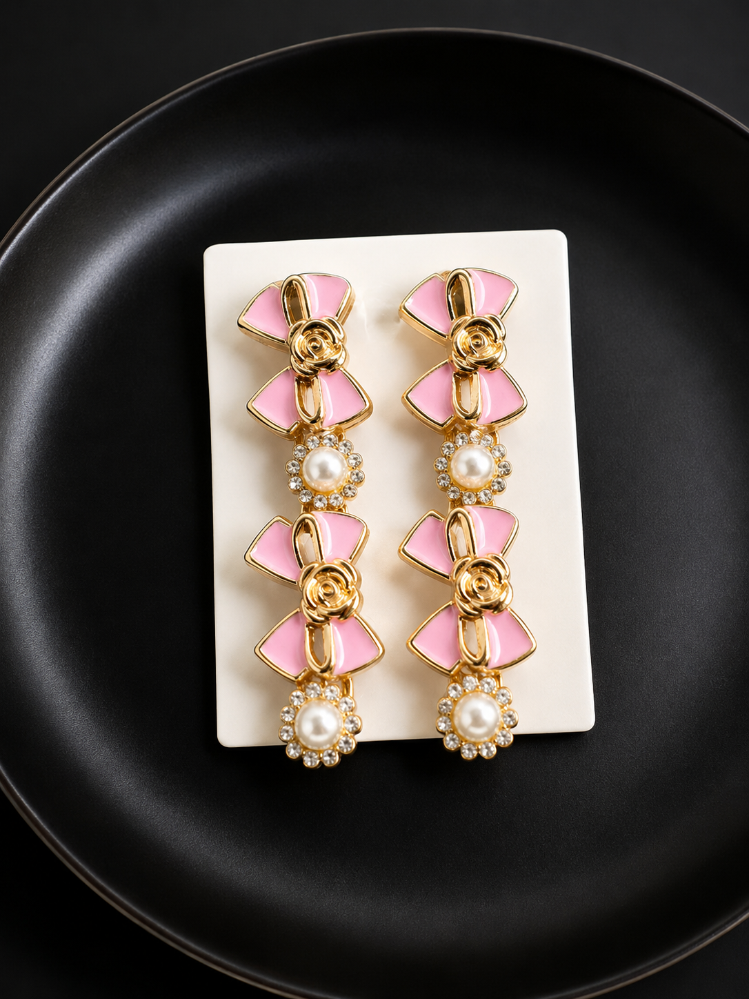 Princess Pearl Bow Alligator Hair Clip