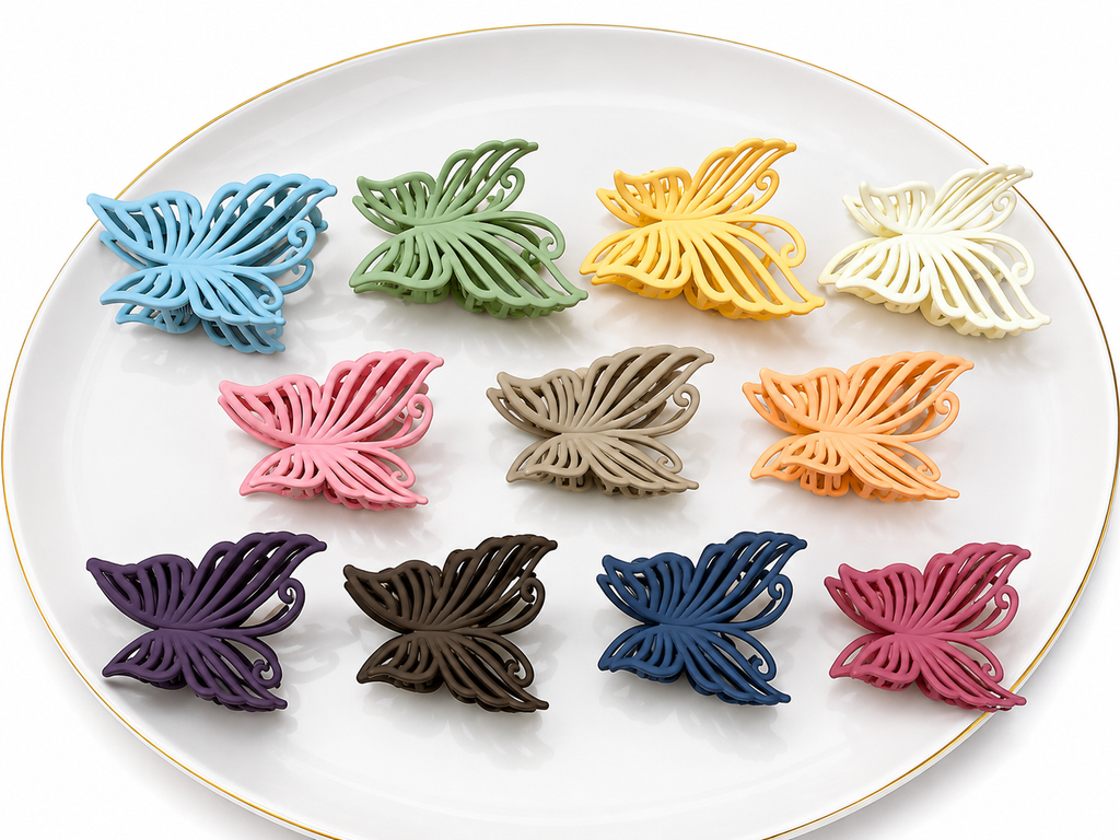 Flutter Bloom Butterfly Hair Claw Clip