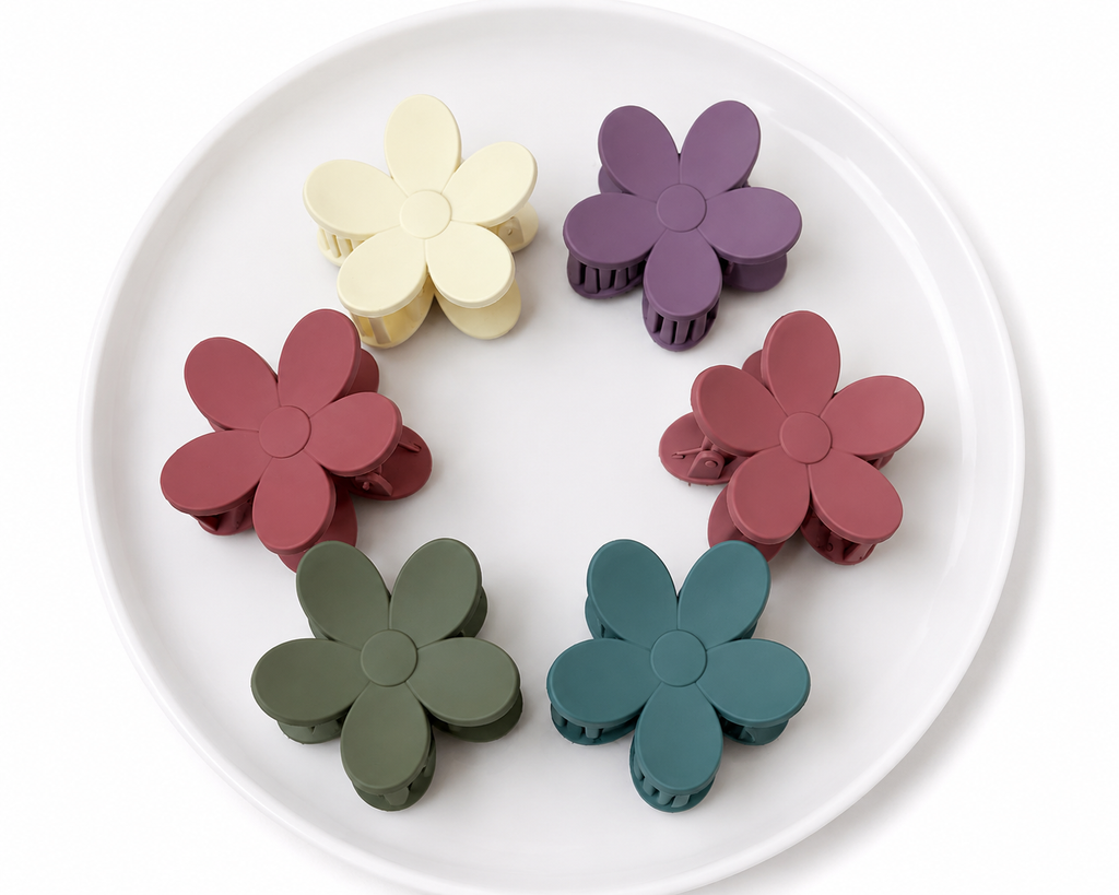 Bloom Petal Flower Hair Claw Clip