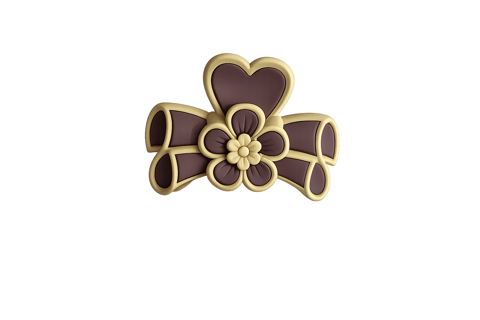 Flora Bow Hair Claw Clip