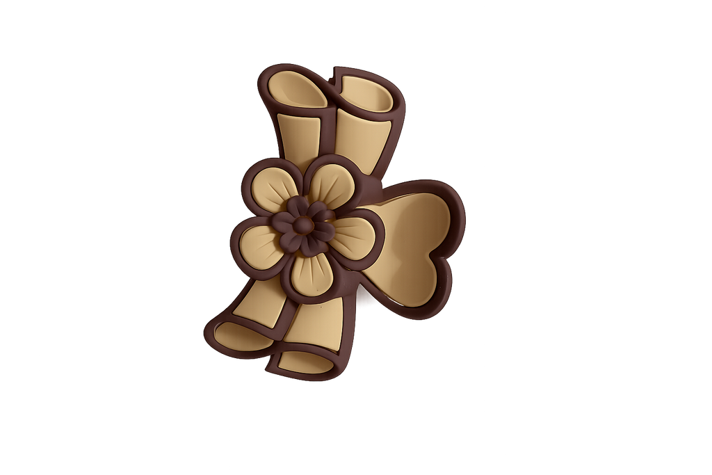 Flora Bow Hair Claw Clip