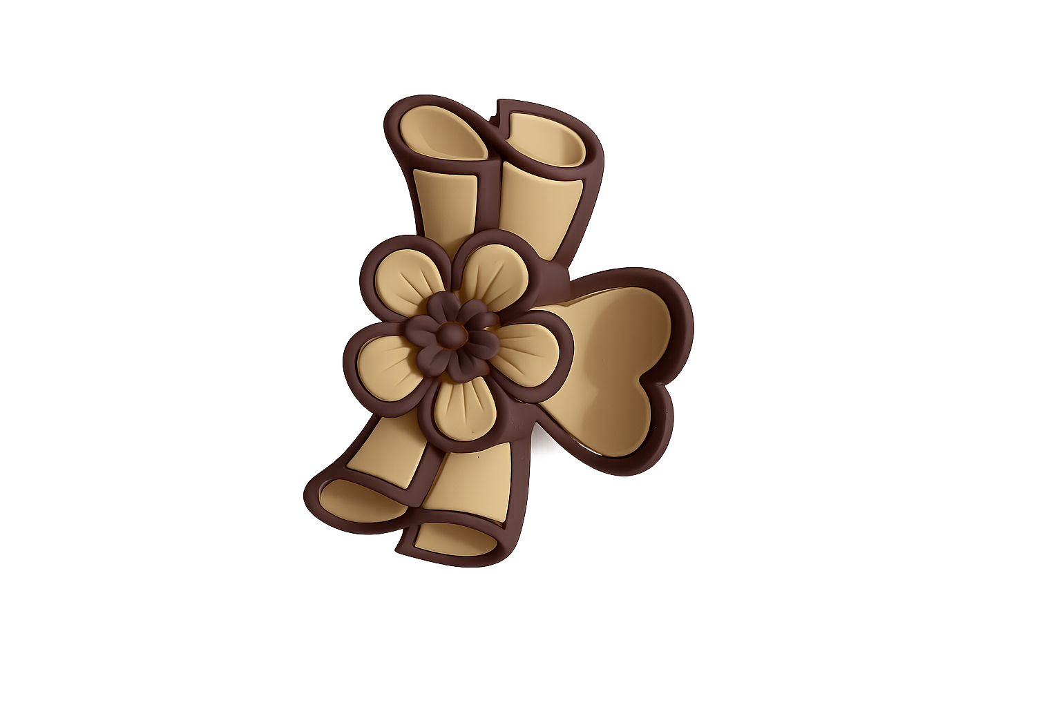Flora Bow Hair Claw Clip