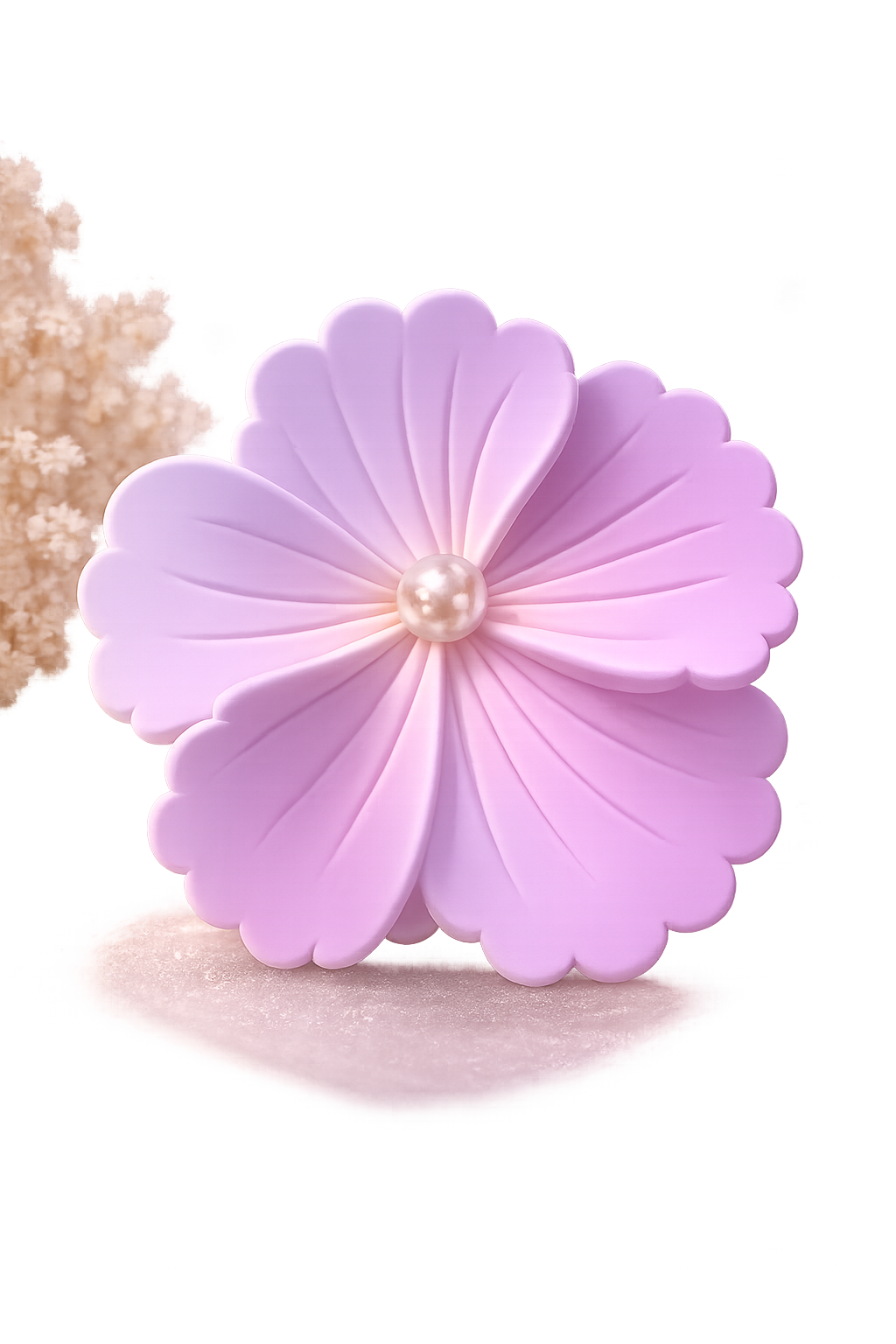 Pearl Bloom Pastel Hair Claw Clip