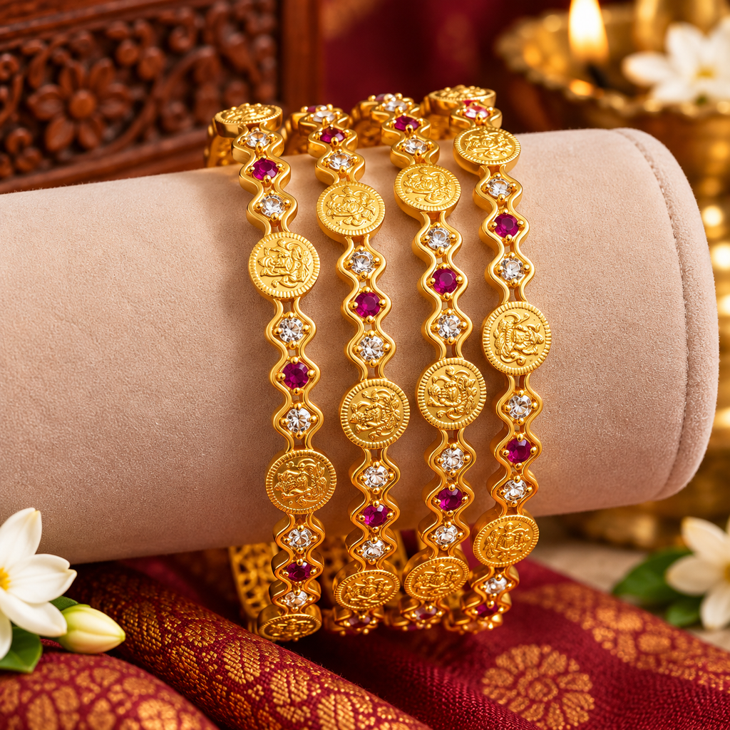 Lakshmi Coin Bangles ✨