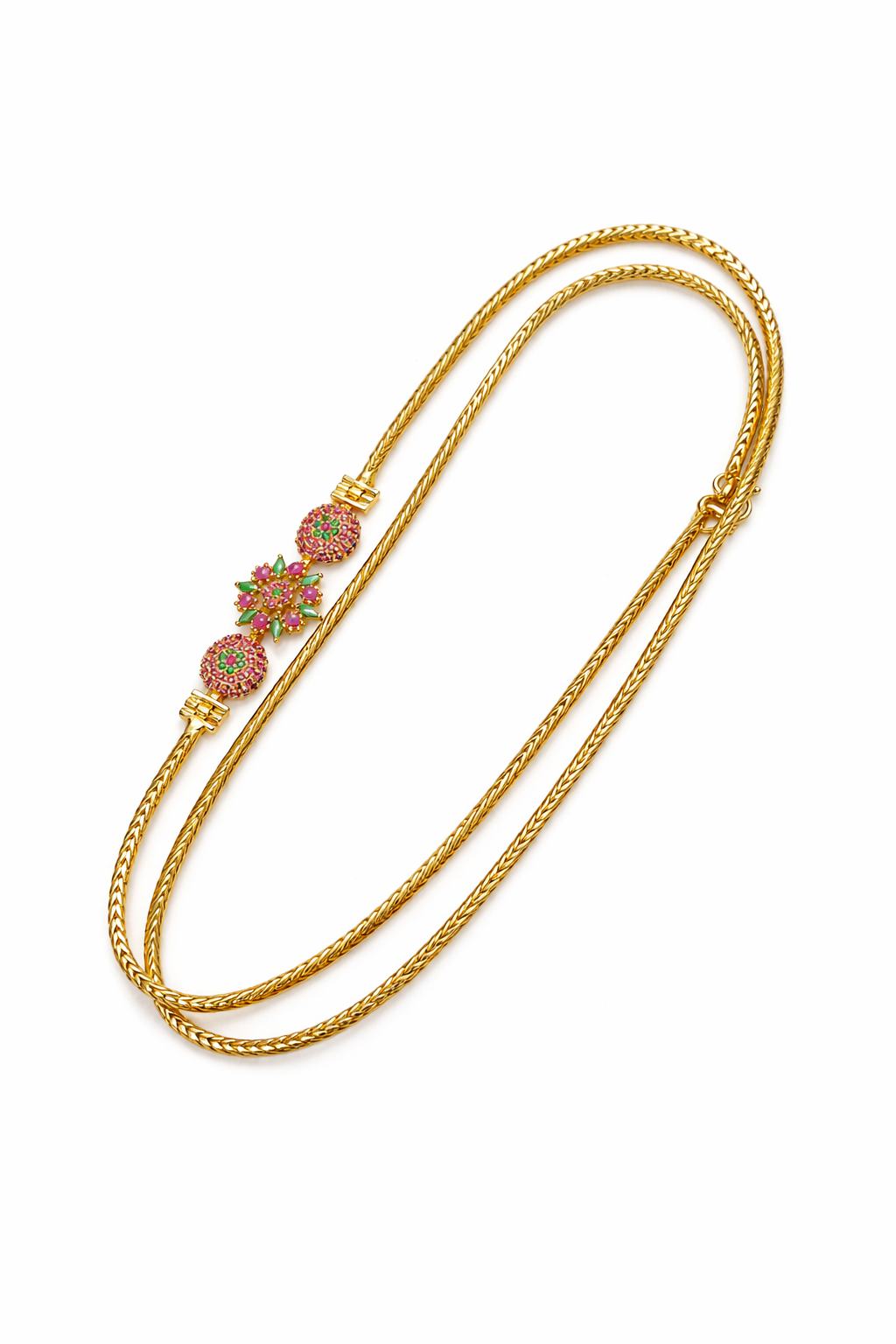 Royal Floral Mogappu Chain