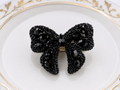 Crystal Sparkle Bow Hair Alligator Clip