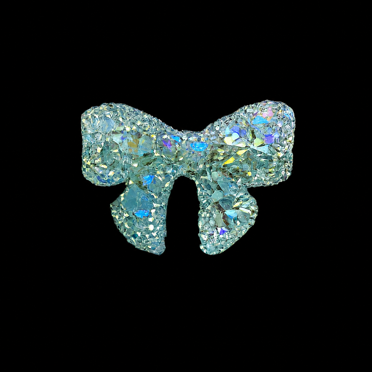 Crystal Sparkle Bow Hair Alligator Clip