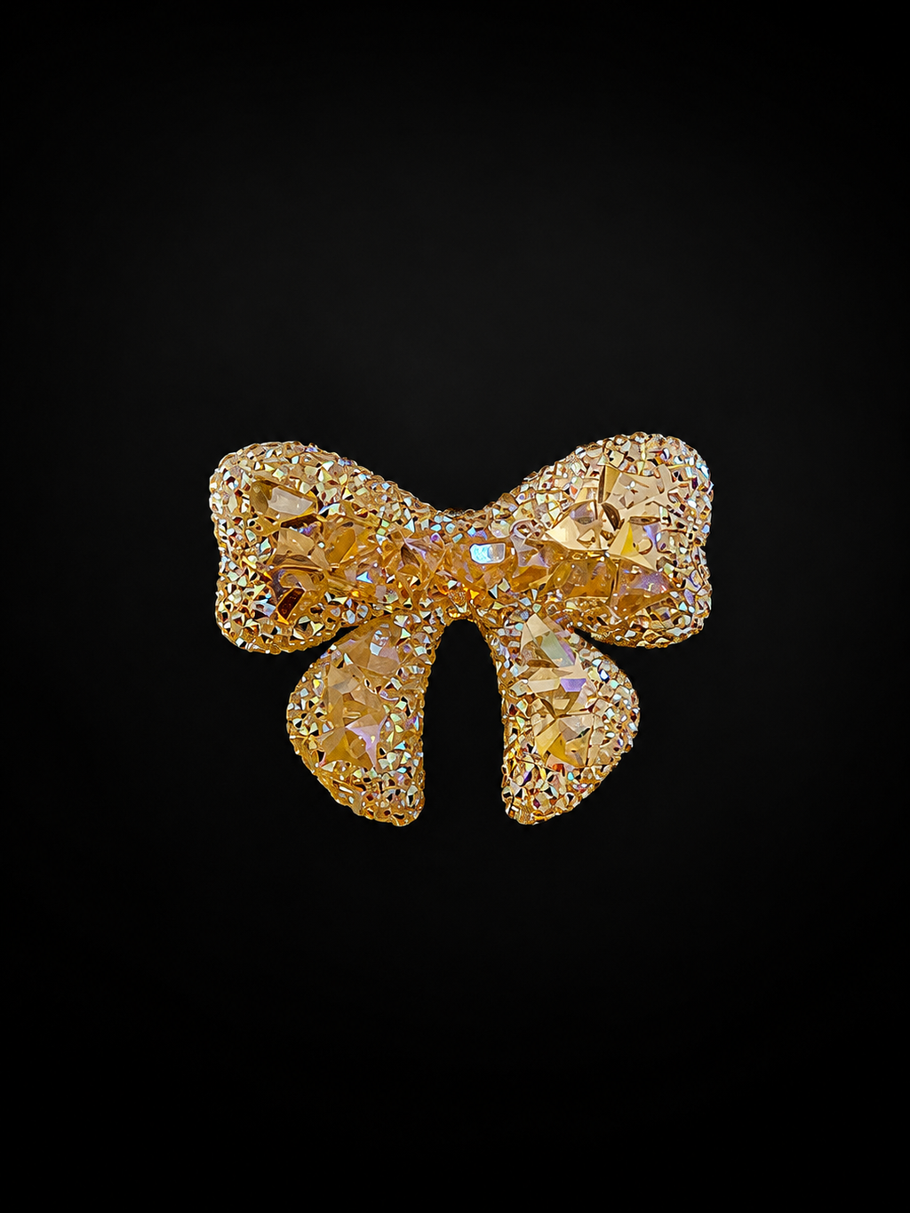 Crystal Sparkle Bow Hair Alligator Clip