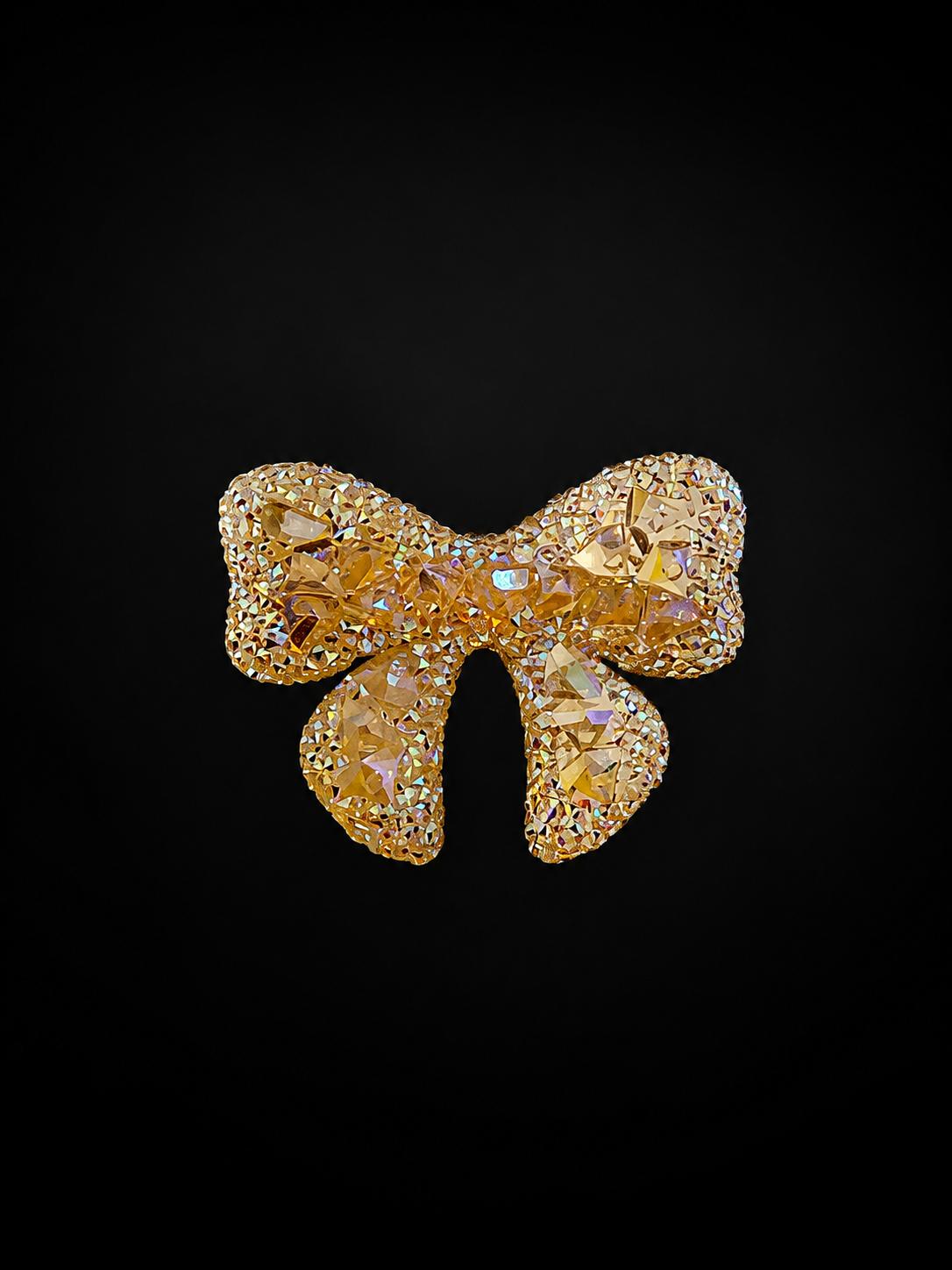 Crystal Sparkle Bow Hair Alligator Clip