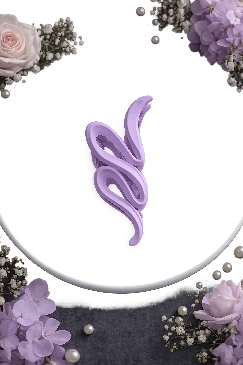 💜 Lavender Blossom Hair Clip Combo (16 ACCESSORIES )