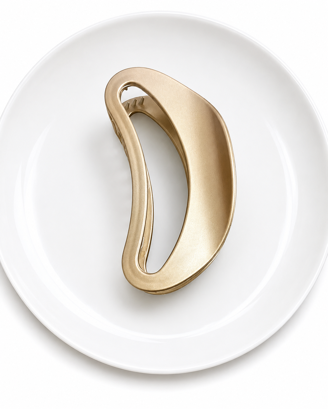 🌙 Moon Curve Hair Claw Clip