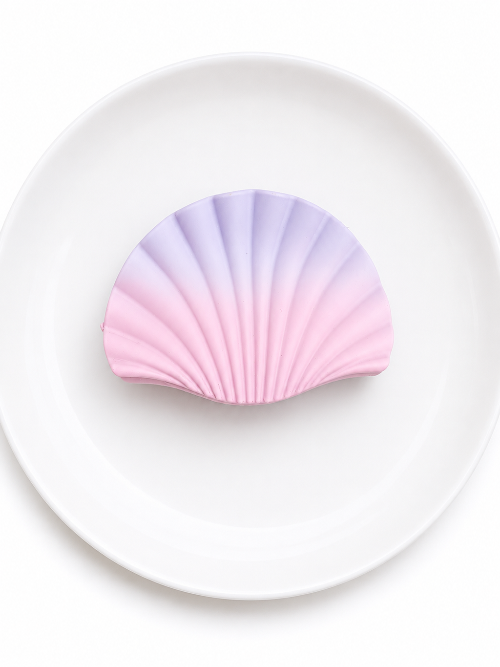 🌸 Pastel Shell Hair Claw Clip