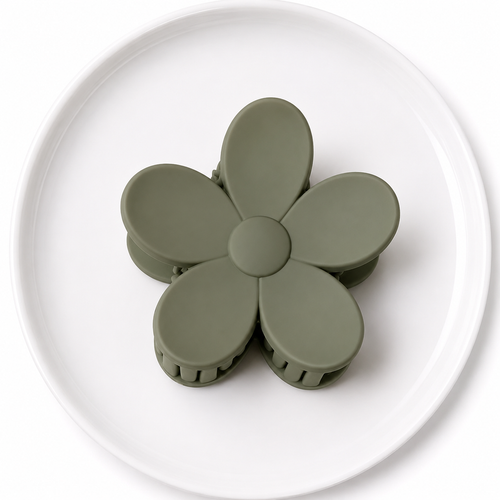 Bloom Petal Flower Hair Claw Clip