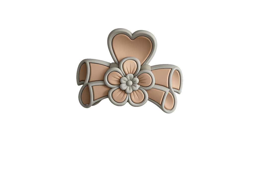 Flora Bow Hair Claw Clip
