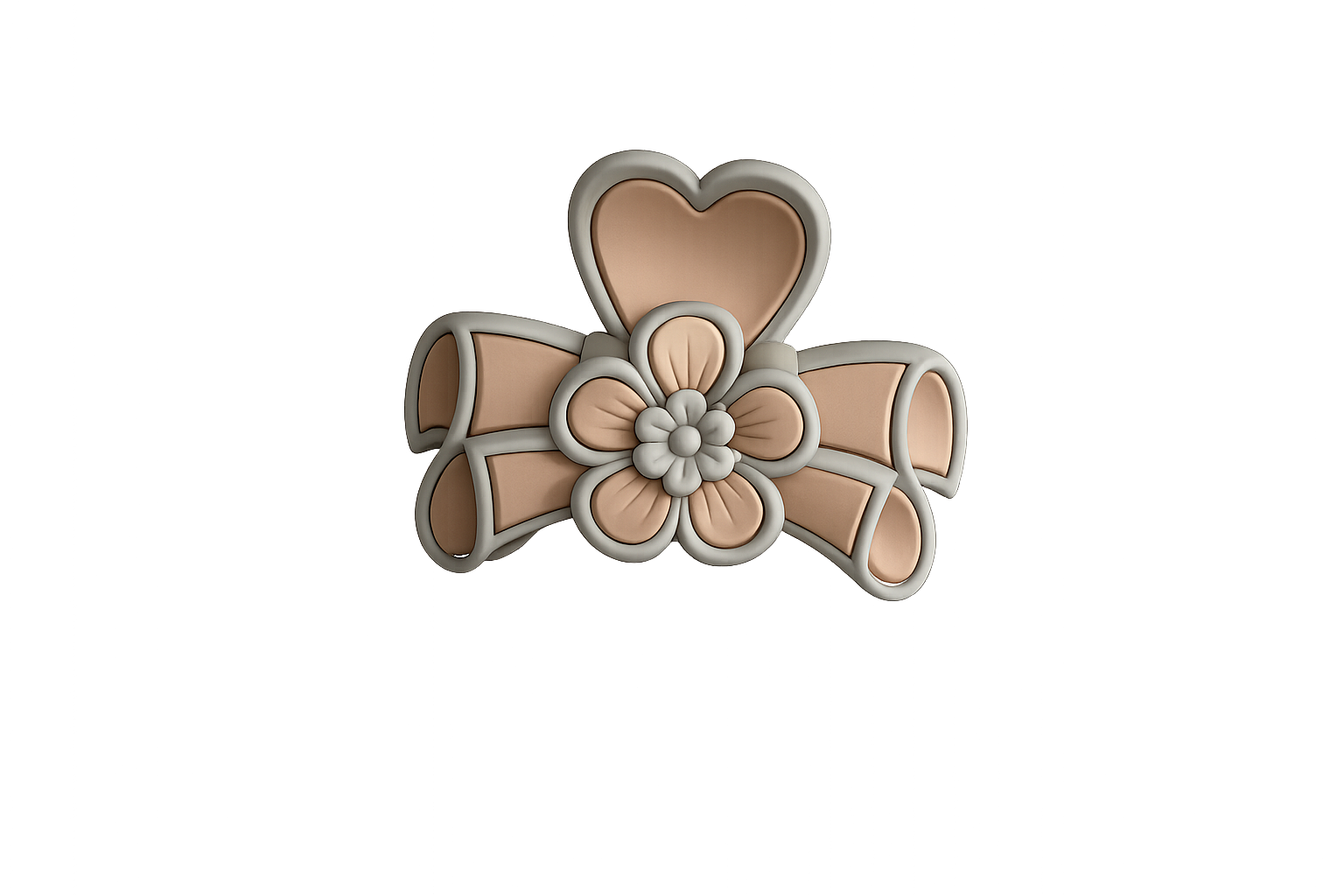 Flora Bow Hair Claw Clip
