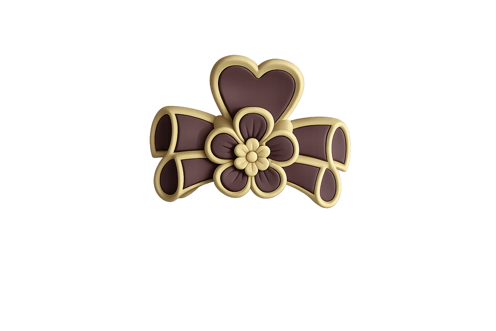Flora Bow Hair Claw Clip