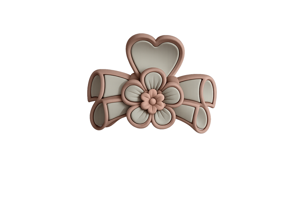 Flora Bow Hair Claw Clip