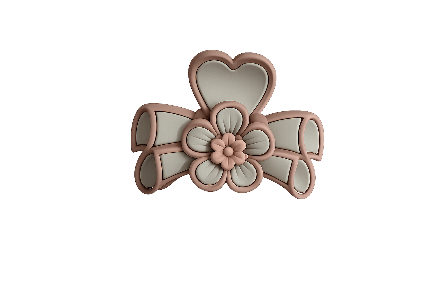 Flora Bow Hair Claw Clip