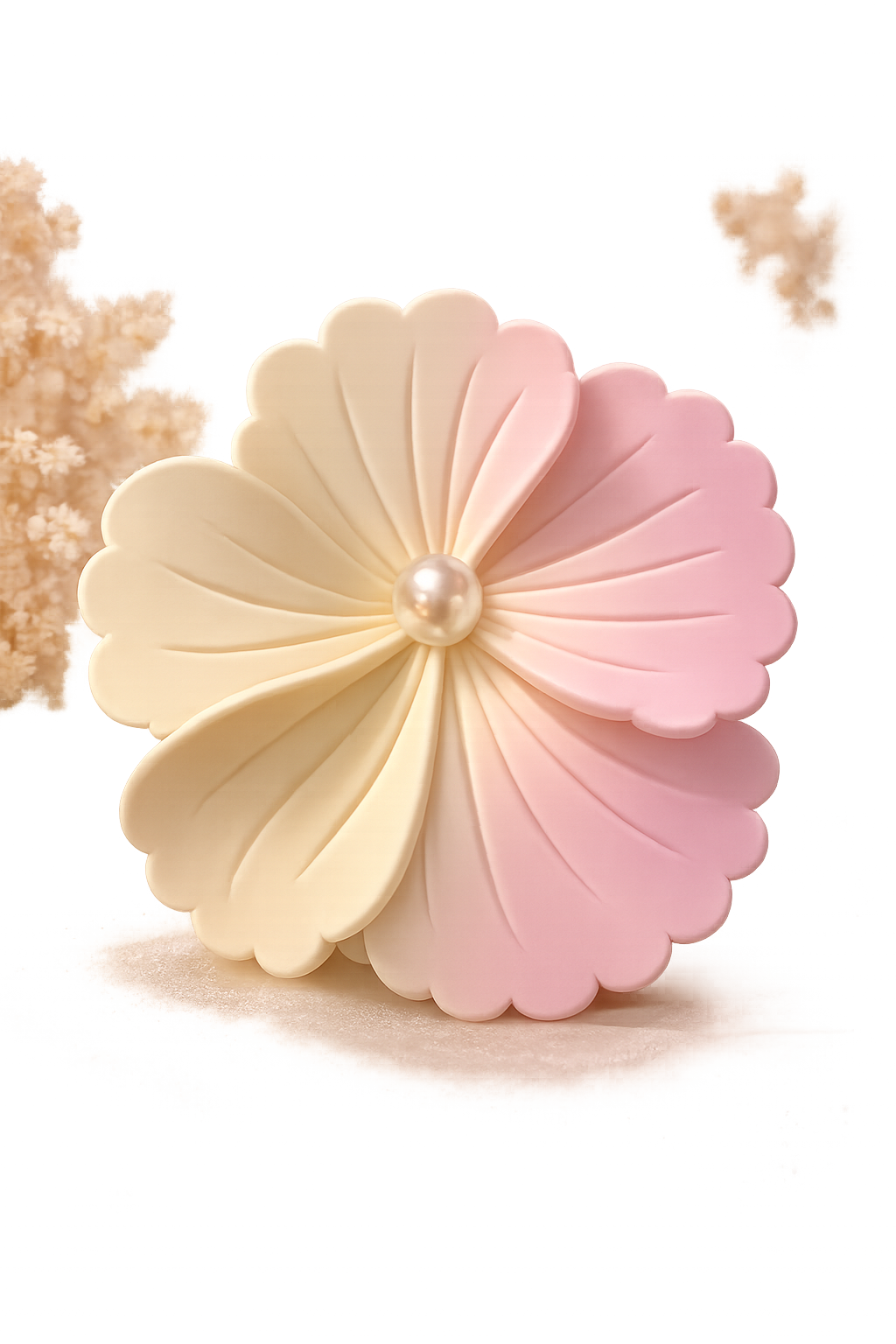 Pearl Bloom Pastel Hair Claw Clip