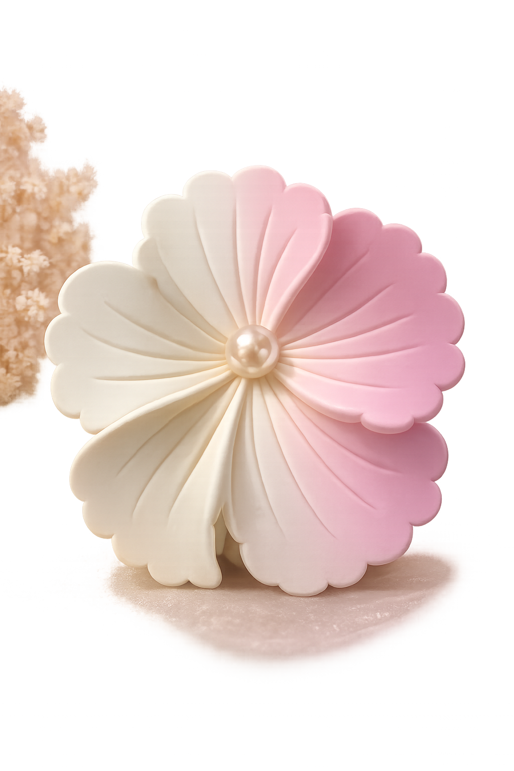 Pearl Bloom Pastel Hair Claw Clip