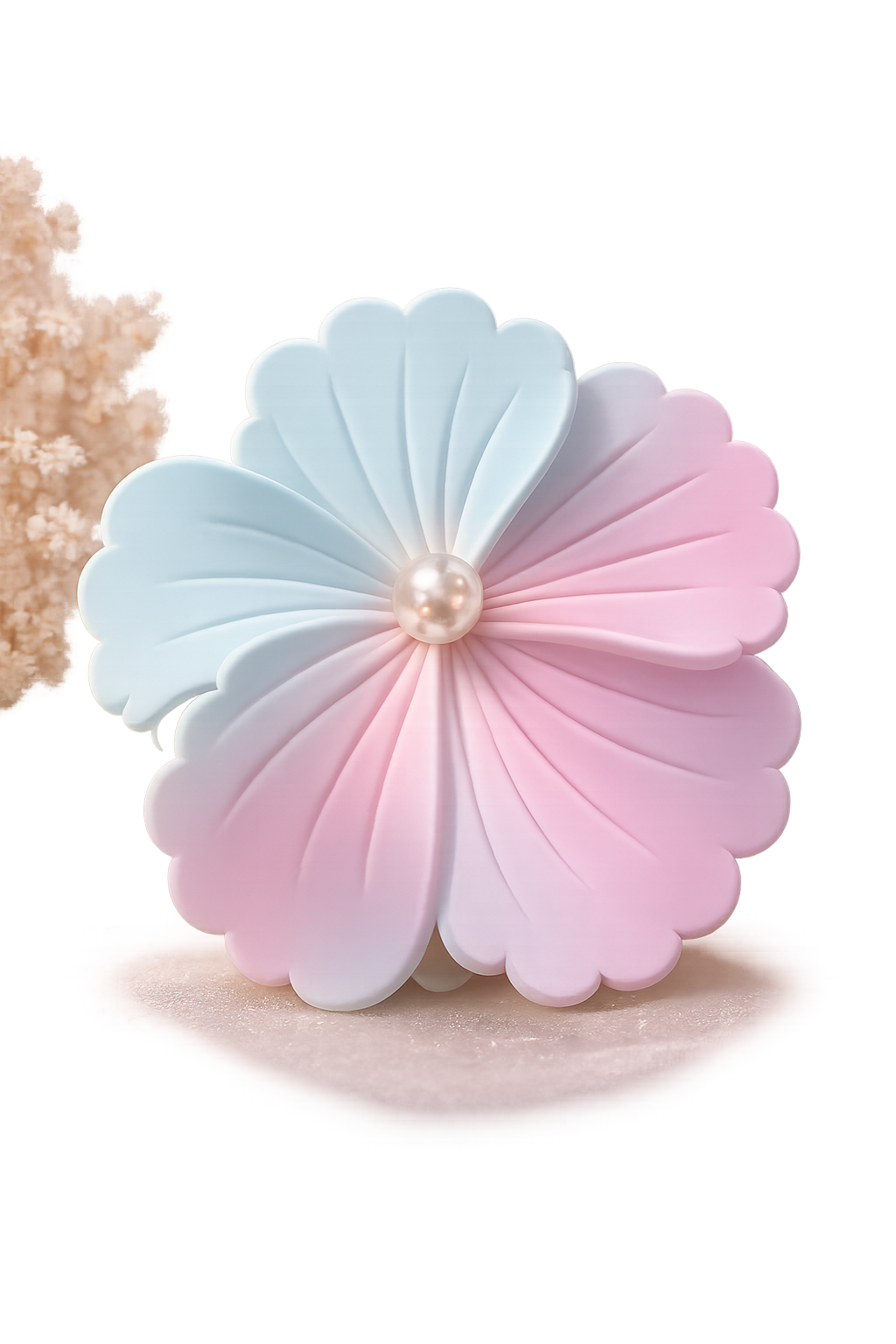 Pearl Bloom Pastel Hair Claw Clip