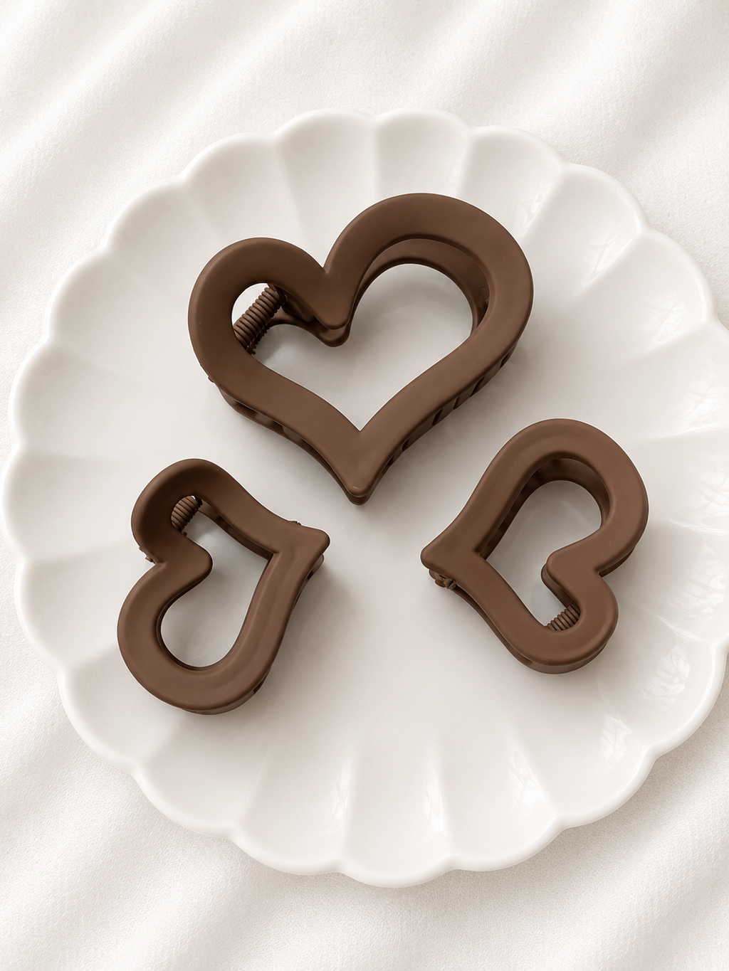 Heart Glow Claw Clip Set