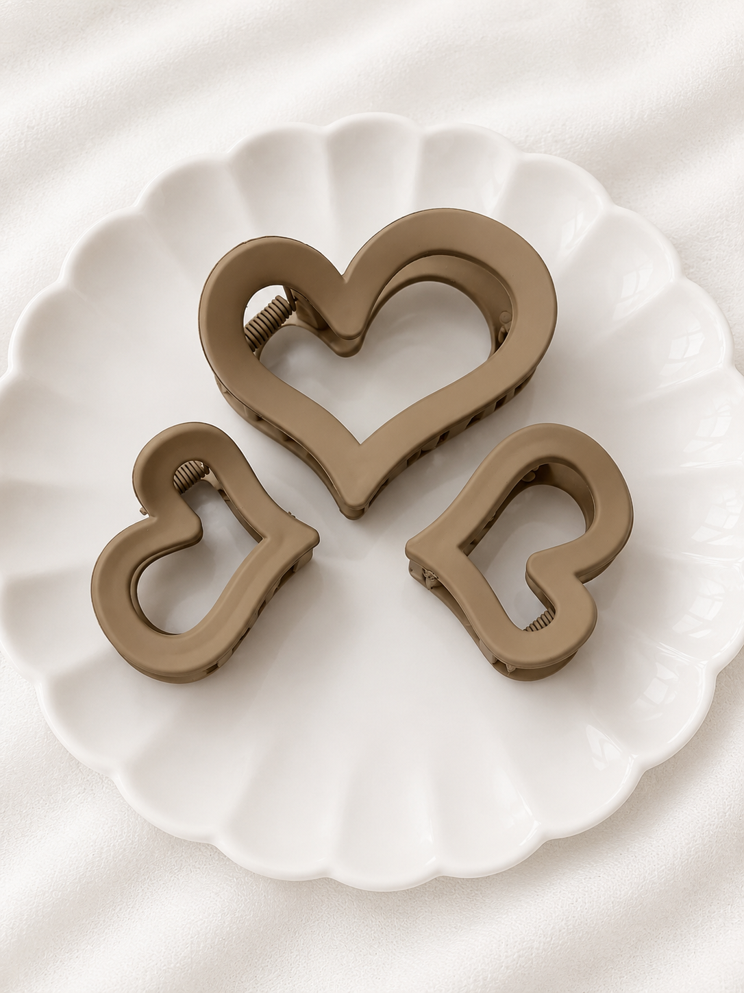 Heart Glow Claw Clip Set