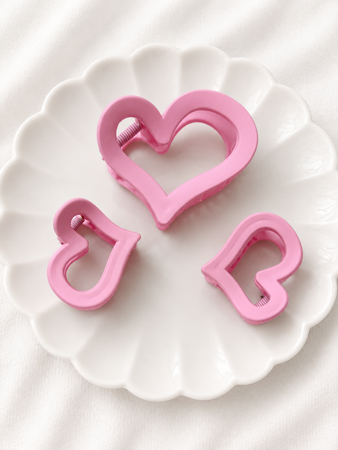 Heart Glow Claw Clip Set