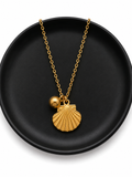 Golden Shell Charm Chain